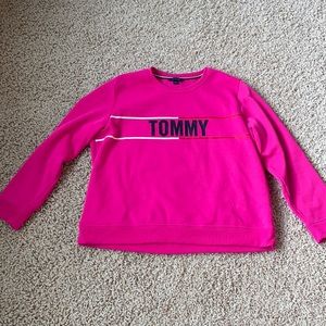 hot pink Tommy Hilfiger pullover